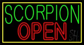 Scorpion Open 1 LED Neon Sign
