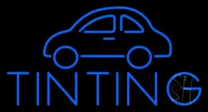 Blue Car Tinting LED Neon Sign