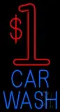Dollar One Car Wash LED Neon Sign