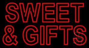 Sweets And Gifts Red LED Neon Sign
