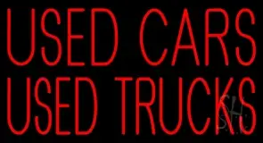 Used Cars Used Truckes LED Neon Sign