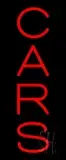 Vertical Red Cars LED Neon Sign