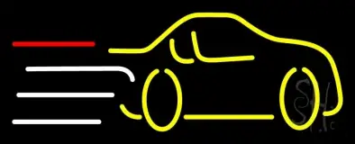 Yellow Car Logo LED Neon Sign