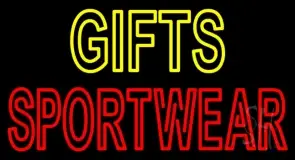 Yellow Gifts Red Sportswear LED Neon Sign