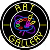 Art Gallery With Logo LED Neon Sign