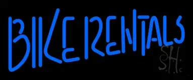 Blue Bike Rentals LED Neon Sign