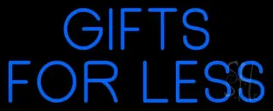 Blue Gifts For Less Block LED Neon Sign