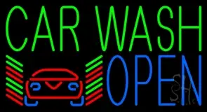 Car Wash Open 1 LED Neon Sign