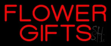 Flower Gifts In Block LED Neon Sign