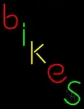 Multicolored Bikes LED Neon Sign