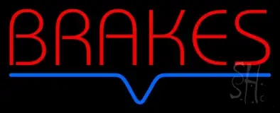 Red Brakes LED Neon Sign