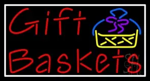 Red Gift Baskets With Logo LED Neon Sign