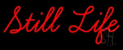 Red Still Life LED Neon Sign