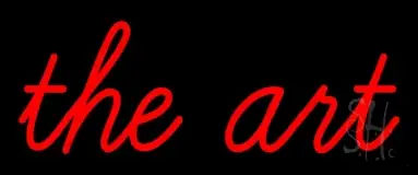 Red The Art LED Neon Sign
