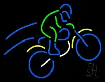 Rider With Bike LED Neon Sign