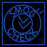 Smog Check Circle LED Neon Sign