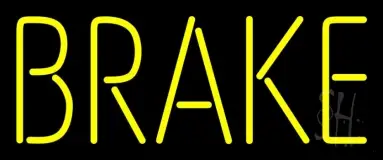 Yellow Brake LED Neon Sign