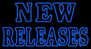 Blue New Releases Block LED Neon Sign