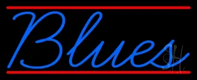 Blues Cursive 2 LED Neon Sign