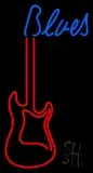 Blues Guitar 2 LED Neon Sign