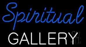 Blue Spritual Gallery LED Neon Sign