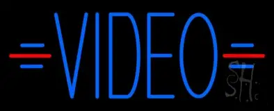 Blue Video LED Neon Sign