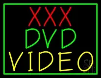 Xxx Dvd Video With Border LED Neon Sign