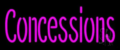 Pink Concessions LED Neon Sign