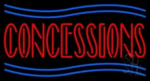 Red Concessions LED Neon Sign