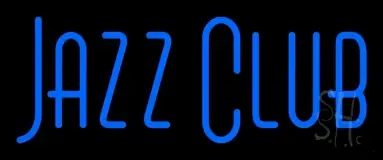 Blue Jazz Club Block 2 LED Neon Sign