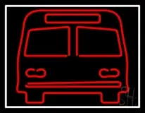 Red Bus LED Neon Sign