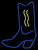 Cowboy Boot LED Neon Sign