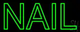 Green Double Stroke Nail LED Neon Sign