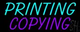Turquoise Printing Purple Copying LED Neon Sign