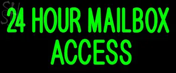 Custom 24 Hour MailboxAccess Neon Sign 2