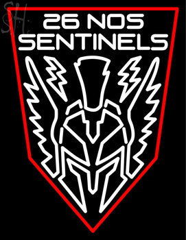Custom 26 Nos Sentinels Logo Neon Sign 7