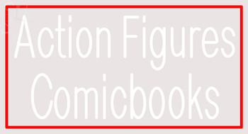 Custom Action Figures Comicbooks Neon Sign 3