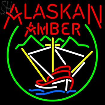 Custom Alaskan Amber Logo Neon Sign 1