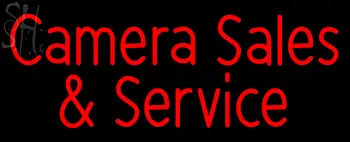 Custom Camera Sales And Service Neon Sign 2