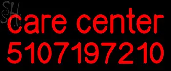 Custom Care Center 5107197210 Neon Sign 1