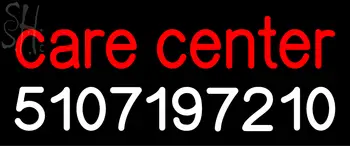 Custom Care Center 5107197210 Neon Sign 2
