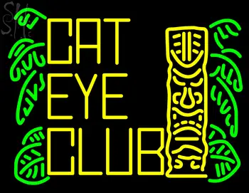 Custom Cat Eye Club Neon Sign 2