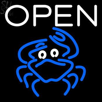 Custom Crab Open Neon Sign 3