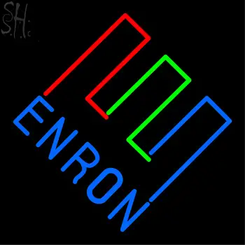Custom Enron Logo Neon Sign 3