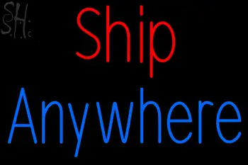 Custom John Kimber Ship Anywhere Neon Sign 7
