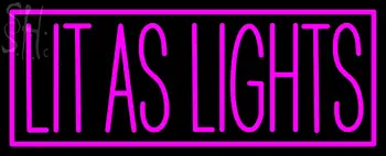 Custom Lit As Lights Neon Sign 1