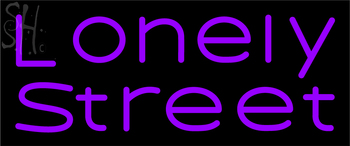 Custom Lonely Street Neon Sign 6