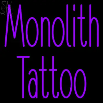 Custom Monolith Tattoo Neon Sign 2