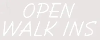 Custom Open Walk Ins Neon Sign 2