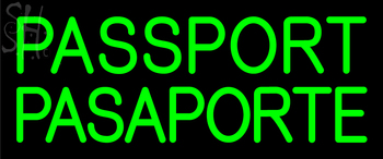 Custom Passport Pasaporte Neon Sign 2